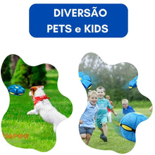 Carregar imagem no visualizador da galeria, BOLA MÁGICA 2 EM 1: VIRA DISCO VOADOR COM LED! DIVERSÃO TOTAL