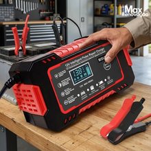 Carregar imagem no visualizador da galeria, Carregador de Bateria 12V 6A Inteligente Bivolt com LCD