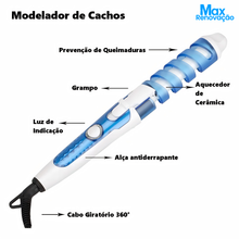 Upload image to gallery viewer, Professional Bivolt 45mm Hair Curler - Max Renovação