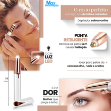 Carregar imagem no visualizador da galeria, Caneta Depiladora de Sobrancelha Elétrica Recarregável