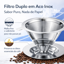 Carregar imagem no visualizador da galeria, Filtro de Inox Permanente 103 – Economize e Salve o Planeta