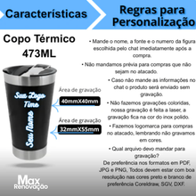 Upload image to gallery viewer, Personalized Stainless Steel Thermal Tumbler 473ml at Max Renovation Store
