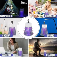 Carregar imagem no visualizador da galeria, Luminária Abajur Mata Mosquito / Pernilongo Ultra Violeta Cooler
