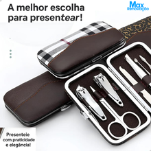Carregar imagem no visualizador da galeria, Conjunto Manicure 12 Peças Estojo Luxo - Max Renovação