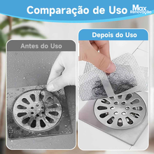 Carregar imagem no visualizador da galeria, Pacote com 10 Telas Protetoras para Ralos com Adesivo Descartável