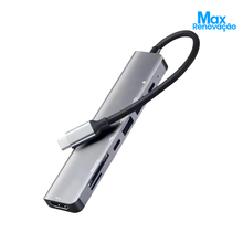 Carregar imagem no visualizador da galeria, Hub Adaptador USB-C 7 em 1 HDMI 4K Alumínio Premium