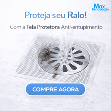 Carregar imagem no visualizador da galeria, Pacote com 10 Telas Protetoras para Ralos com Adesivo Descartável