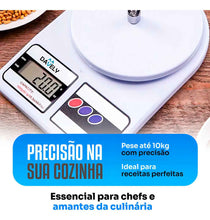 Carregar imagem no visualizador da galeria, Balança Digital de Cozinha Precisão Cozinha 10kg Nutrição E Dieta, Até 10 kg, Escala 1 grama (Cópia)