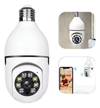 Carregar imagem no visualizador da galeria, Camera de Segurança IP Wi-Fi 360° com Visão Noturna FullHD - Bivolt