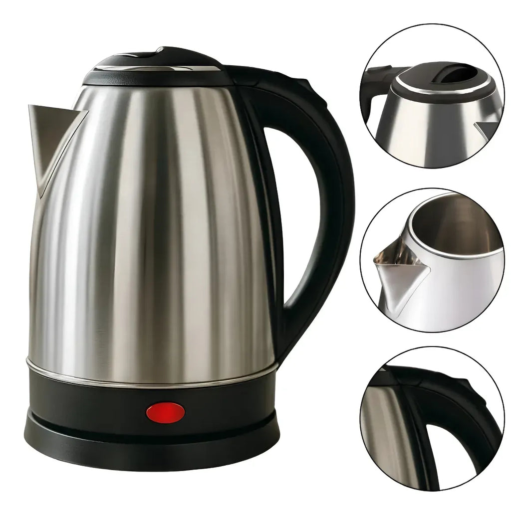 Chaleira Eletrica 1,8 Litros em Inox com Trava de Segurança e Desligamento Automático 127v