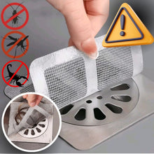 Carregar imagem no visualizador da galeria, Pacote com 10 Telas Protetoras para Ralos com Adesivo Descartável