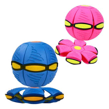 Carregar imagem no visualizador da galeria, BOLA MÁGICA 2 EM 1: VIRA DISCO VOADOR COM LED! DIVERSÃO TOTAL