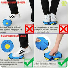 Carregar imagem no visualizador da galeria, BOLA MÁGICA 2 EM 1: VIRA DISCO VOADOR COM LED! DIVERSÃO TOTAL