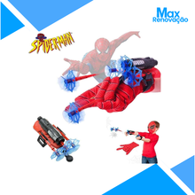 Carregar imagem no visualizador da galeria, Lançador de Teia Homem-Aranha Infantil com Luva de Teia - Presente Perfeito!