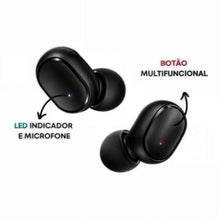 Carregar imagem no visualizador da galeria, PAR de Fone de Ouvido TWS Bluetooh 5.0 REDMI Recarregável com Microfone