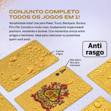 Carregar imagem no visualizador da galeria, Baralho Dóllar a Prova D´Água Dourado