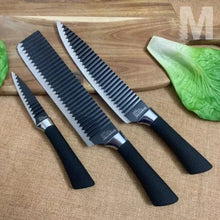 Carregar imagem no visualizador da galeria, Kit Profissional de Facas 6 Peças + Tábua Descongela Rápido