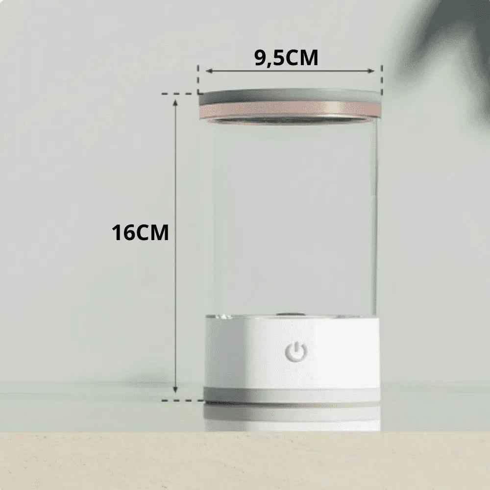 Lavador de Pincéis com a tampa aberta e o cabo USB