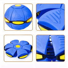 Carregar imagem no visualizador da galeria, BOLA MÁGICA 2 EM 1: VIRA DISCO VOADOR COM LED! DIVERSÃO TOTAL
