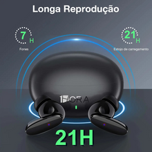 Carregar imagem no visualizador da galeria, Preto - Fone de Ouvido Bluetooth 5.3 AUT205 – Intra‑auricular Confortável com Microfone
