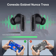 Carregar imagem no visualizador da galeria, Preto - Fone de Ouvido Bluetooth 5.3 AUT205 – Intra‑auricular Confortável com Microfone
