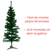 Carregar imagem no visualizador da galeria, Árvore de Natal 100 Ramos Pinheiro Verde 120cm
