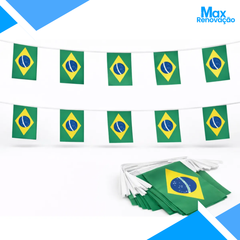 20 Brazil Flag Bunting 6 Meters – World Cup