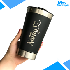 Personalized Stainless Steel Thermal Tumbler 473ml at Max Renovation Store