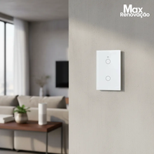 Carregar imagem no visualizador da galeria, Interruptor Inteligente Wi-Fi Touch Screen – Automação Residencial Sem Quebra-Quebra
