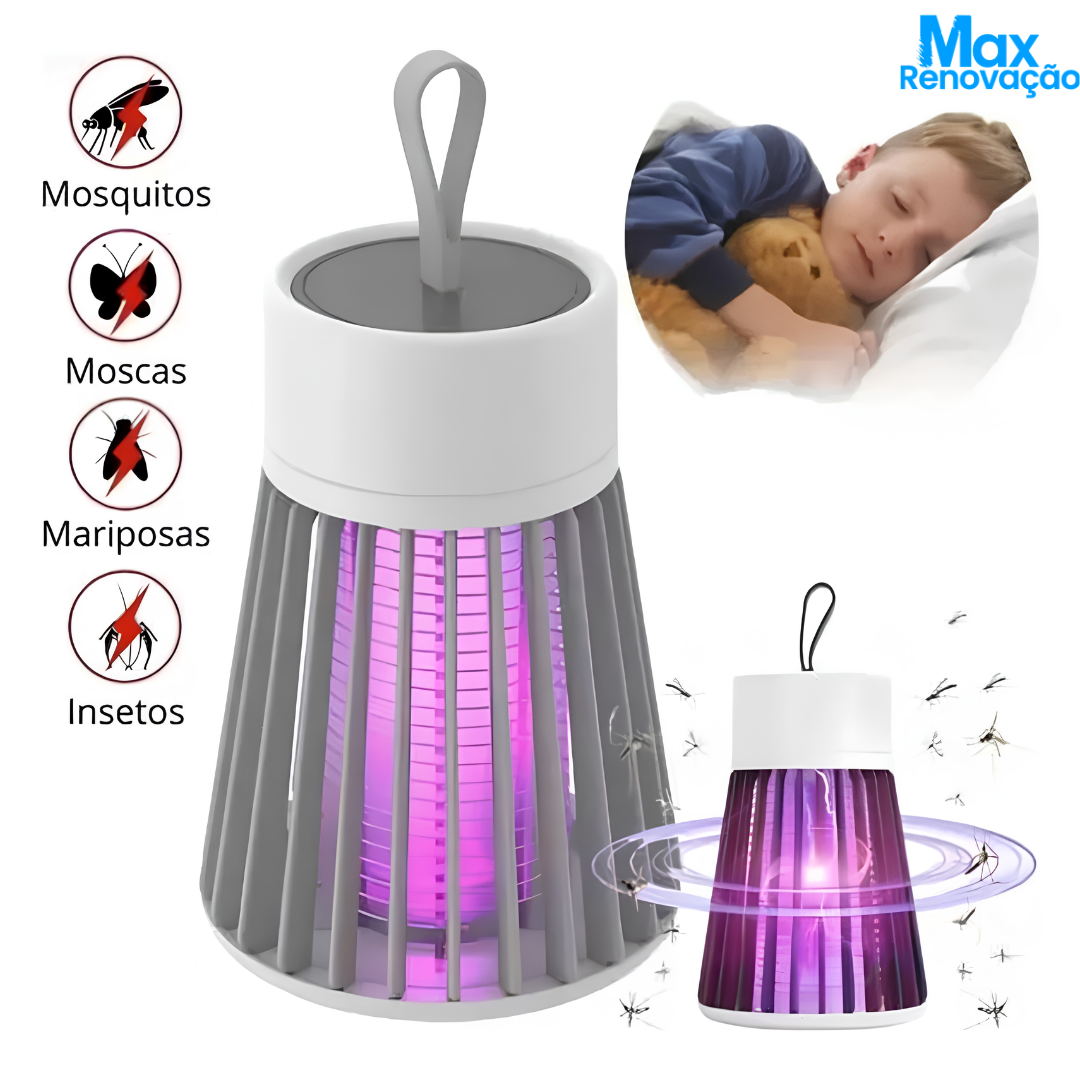 Luminária Abajur Mata Mosquito / Pernilongo Ultra Violeta Cooler