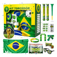 Carregar imagem no visualizador da galeria, Kit Torcedor Brasil Copa 2026 Completo na Max Renovação
