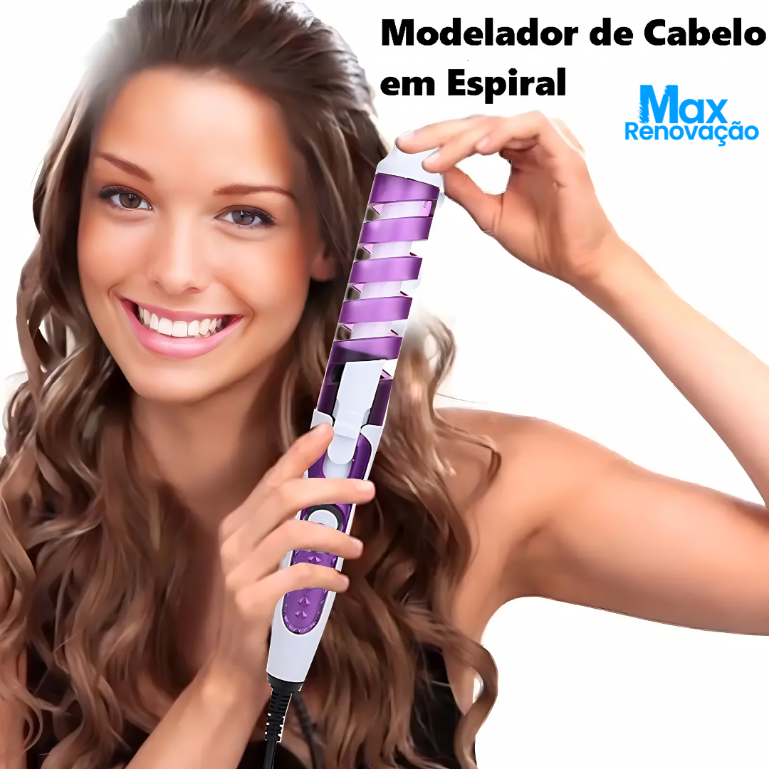 Modelador de Cachos Profissional Bivolt 45mm - Max Renovação