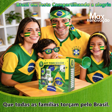 Carregar imagem no visualizador da galeria, Kit Torcedor Brasil Copa 2026 Completo na Max Renovação
