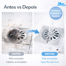 Carregar imagem no visualizador da galeria, Pacote com 10 Telas Protetoras para Ralos com Adesivo Descartável
