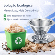 Carregar imagem no visualizador da galeria, Filtro de Inox Permanente 103 – Economize e Salve o Planeta
