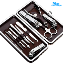 Carregar imagem no visualizador da galeria, Conjunto Manicure 12 Peças Estojo Luxo - Max Renovação
