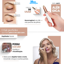 Carregar imagem no visualizador da galeria, Caneta Depiladora de Sobrancelha Elétrica Recarregável
