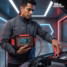 Carregar imagem no visualizador da galeria, Carregador de Bateria 12V 6A Inteligente Bivolt com LCD
