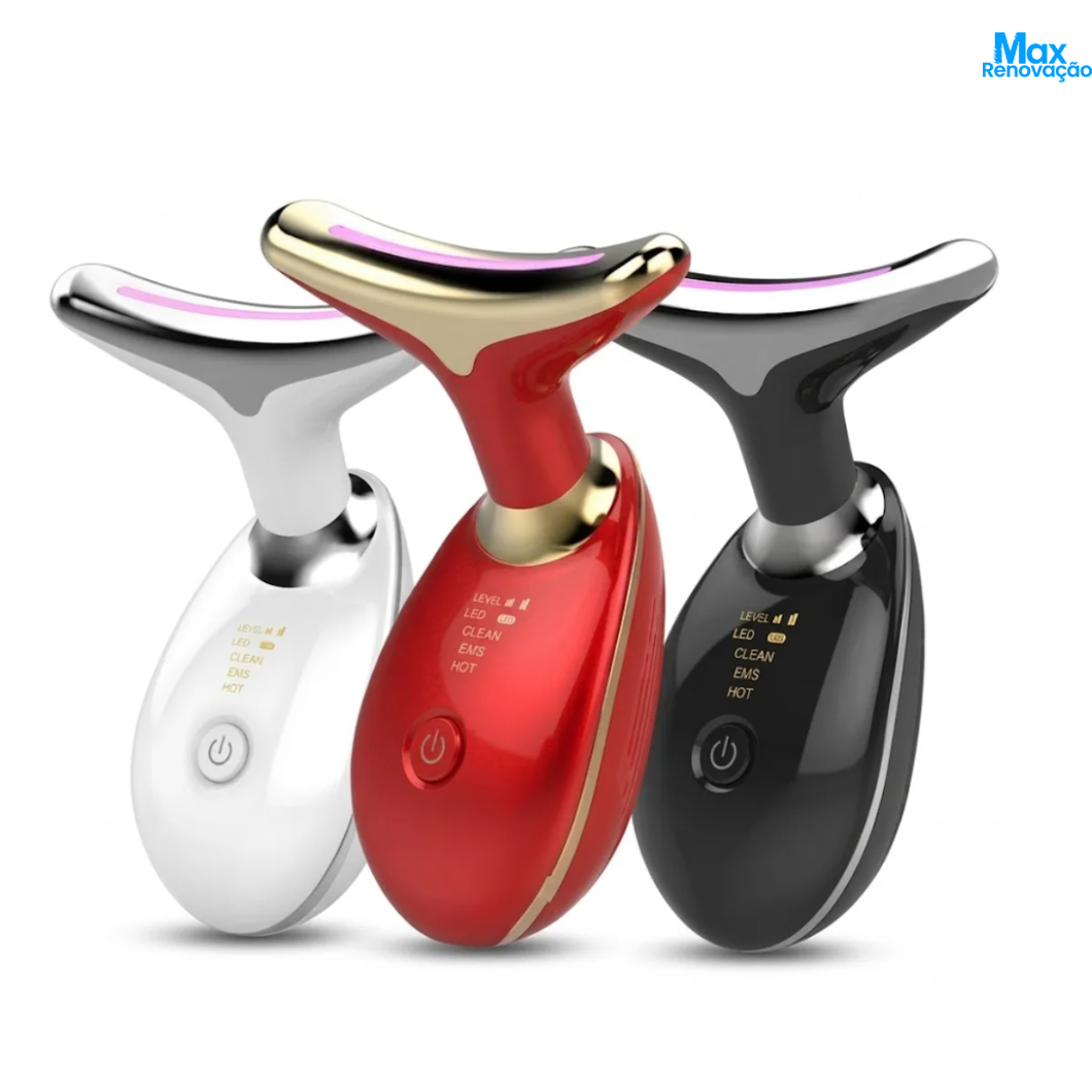 Massagem Facial - Led Aparelho Tratamento Com Luz Bivolt