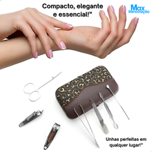 Carregar imagem no visualizador da galeria, Conjunto Manicure 12 Peças Estojo Luxo - Max Renovação
