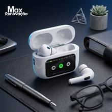 Carregar imagem no visualizador da galeria, Fone Bluetooth com Tela Touch e A9PRO Inteligente Max Renovação

