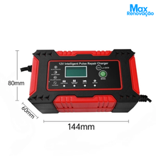 Carregar imagem no visualizador da galeria, Carregador de Bateria 12V 6A Inteligente Bivolt com LCD

