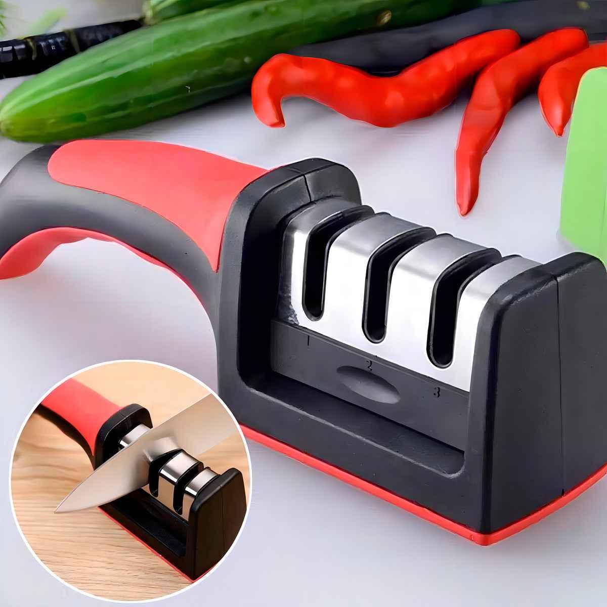 AMOLADOR DE FACAS INOX PROFISSIONAL - CHEGA DE FACA CEGA!