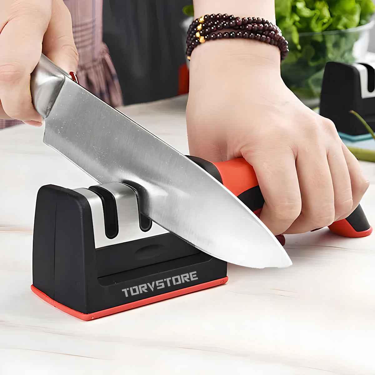 AMOLADOR DE FACAS INOX PROFISSIONAL - CHEGA DE FACA CEGA!