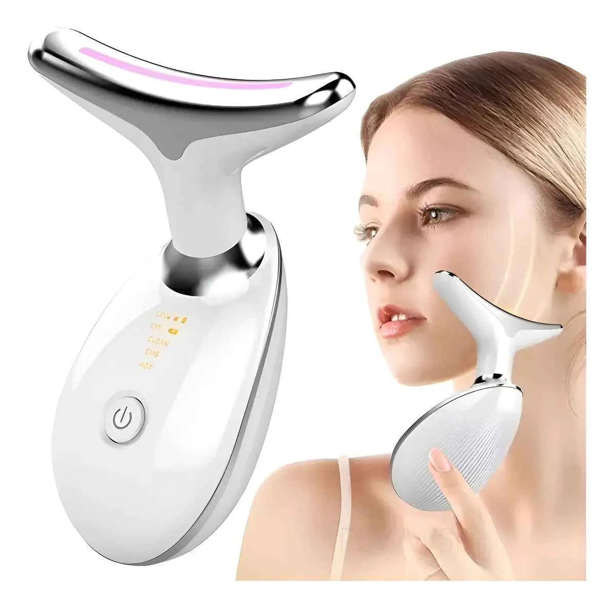 Massagem Facial - Led Aparelho Tratamento Com Luz Bivolt