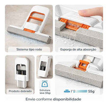 Carregar imagem no visualizador da galeria, Mini Mop Absorvente Portátil Para Pia E Bancada Rodo Espon
